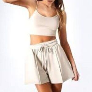 Cider Beige Two-Piece Lounge Set – Size S 🤍